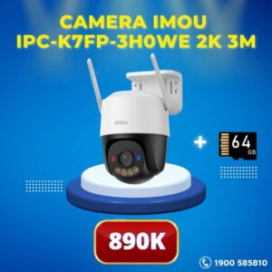 Camera Imou Cruiser SC IPC-K7FP-3H0WE 3MP (Quay quét, Full Color, Ngoài trời, Đèn cảnh báo)